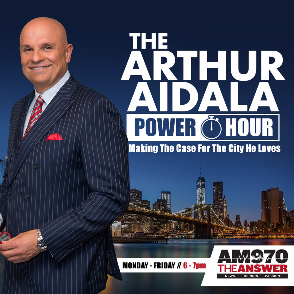 banner graphic for Arthur Aidala's Power Hour radio show